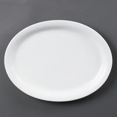 Produktbild von Olympia Whiteware ovale Servierteller 29,2cm (6 Stück)