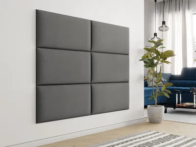 Obrázok produktu pre Čalúnený panel na stenu 84x24 PAG - šedý