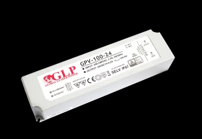 Zdjęcie produktu dla Zasilacz GPV-100-15, 15 V/6,7 A, IP67, obudowa z tworzywa sztucznego