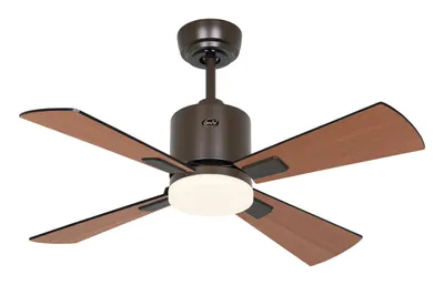 Obrázek produktu pro Stropní ventilátor ECO NEO III 92 Bronze – černý/teakový, WiFi, se světlem