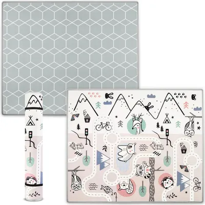 Productafbeelding van Opvouwbare schuimrubber mat 180 x 150 x 1,5 cm, merk Nukido, model NK-342