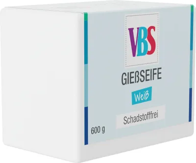 Produktbild von VBS Gießseife weiß für kreative Seifenherstellung