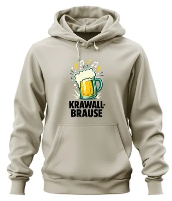 Zdjęcie produktu dla Kubek do piwa "Krawall Brause", impreza, festiwal, picie alkoholu, Malle (odniesienie do popularnego miejsca imprez), bluza z kapturem, natura, rozmiar 3XL
