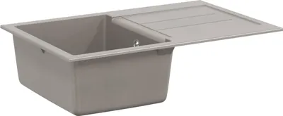 Produktbild von Waschbecken Grau 780 x 500 mm 80% Quarz und 20% Harz