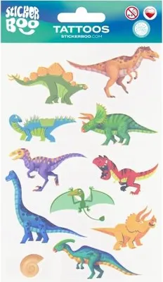 Produktbild von Starpak Tattoo Dinosaurier 10x18 cm AUFKLEBER