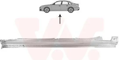 Produktbild von VAN WEZEL 0326103 Schweller Reparaturblech Einstiegblech Links für AUDI A4 Avant (8ED, B7) A4 Avant (8E5, B6) A4 Limousine (8E2, B6) A4 Limousine