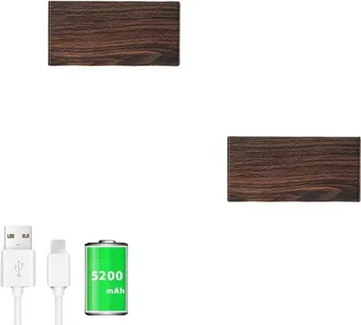 Zdjęcie produktu dla Lampa ścienna z funkcją ładowania do salonu – sypialni – z portem USB – bezprzewodowa – zasilana bateryjnie – lampa ścienna z pilotem
