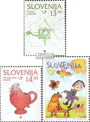 Produktbild von Briefmarken Slowenien 1997 Mi 204-205,206 (kompl.Ausg.) postfrisch Kulturelles Erbe