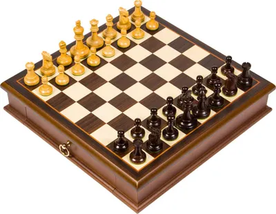 Produktbild von Italfama Schachset aus Rosenholz, 32×32 cm mit Classico Figuren, Italien