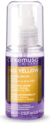 Produktbild von Arkemusa | Haaröl No Yellow - 75 ml - Anti-Gelbstich - Kühlende Reflexe - Intensives Glanzpflege