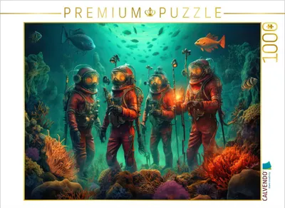 Produktbild von CALVENDO Puzzle Unterwasserausflug | 1000 Teile Lege-Größe 64x48cm Foto-Puzzle für glückliche Stunden