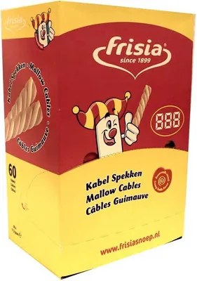Produktbild von Frisia Cable bacon with cream vanilla flavor 60 pieces