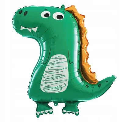 Zdjęcie produktu dla Balon foliowy DINOZAUR urodziny 73x58cm ZWIERZĄTKA
