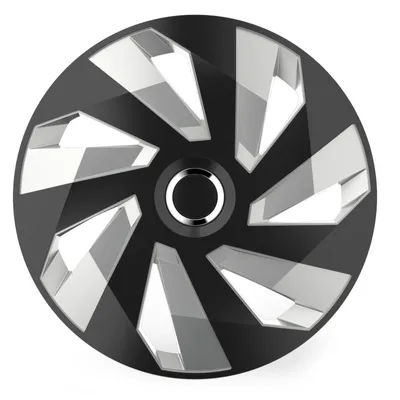Obrázek produktu pro J&J Automotive | Poklice Vector RC Černá a Stříbrná 16" 4ks