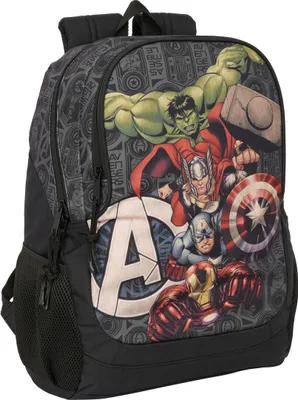 Produktbild von Schulrucksack The Avengers Vendetta Schwarz 32 x 44 x 16 cm