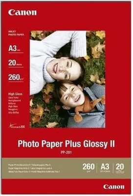 Immagine prodotto di Carta fotografica Canon PP-201, 260 g/m², formato A3, 20 fogli