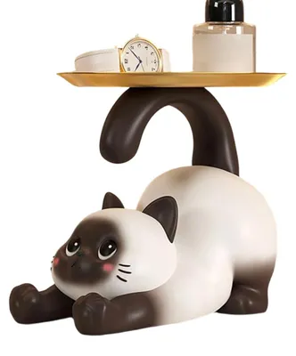 Immagine prodotto di Contenitore per chiavi con statuetta di gatto