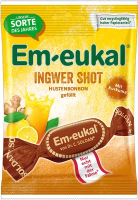 Obrázek produktu pro Em eukal Immunstark kapky proti kašli s kurkumou bez cukru 75g