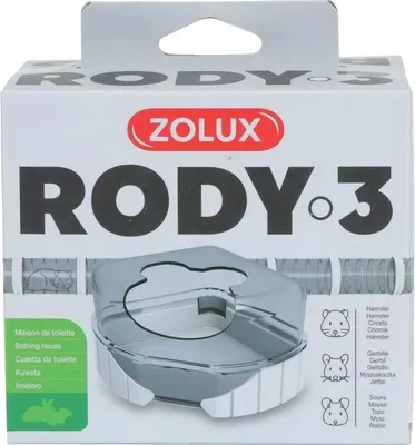 Produktbild von Rody3 Käfig-Katzentoilette – ZOLUX – Rodylounge – Für kleine Nagetiere – Weiß