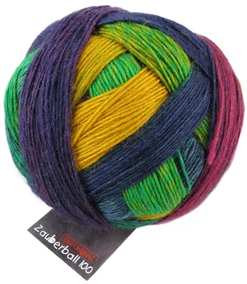 Produktbild von Schoppel Zauberball 100,das Original,100g/400m,100 % Schurwolle (Merino).toller Farbverlauf 1505 Kunterbunt