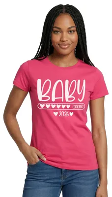 Produktbild von Spreadshirt Baby 2026 loading Frauen T-Shirt, L, Azalea