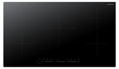 Produktbild von Inventum IKI9035, Schwarz, Integriert, 90 cm, Zonen-Induktionskochfeld, 5 Zone(n), 5 Zone(n)