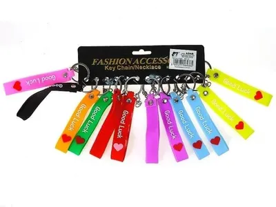 Image de 12 porte-clés en silicone - ADAR