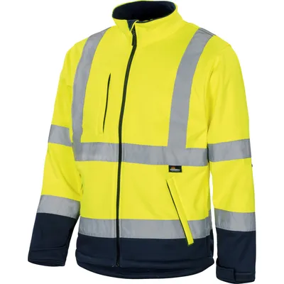 Produktbild von VIZWELL Warnschutz Softshelljacke VW 135 Gr. L gelb