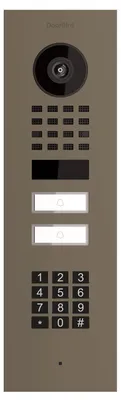 Produktbild von Unterputz Türsprechanlage Smart-IN for Two Doorbird D1102KV mit Keypad Modul Beigegrau