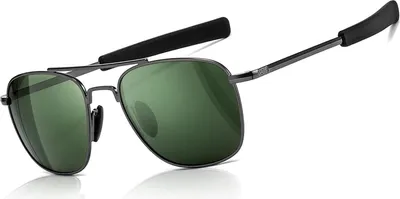 Image de Lunettes de soleil militaires polarisées style pilote - Branches à baïonnette améliorées
