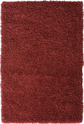 Obrázek produktu pro Koberec MY-RUG, koberec s vysokým vlasem Shaggy Star, 150x100, červený, mírně lesklý, extra nadýchaný, obdélníkový tvar