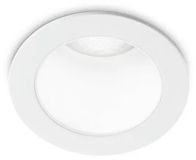 Image de Ideal Lux 327488 QUARK, luminaire encastré LED, D28 mm, 3 W, 250/180 lm, 3000 K, blanc