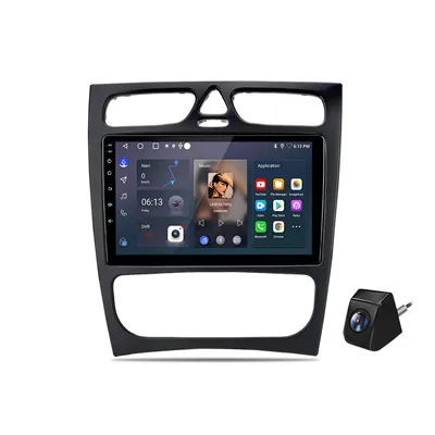 Immagine prodotto di Autoradio Android da 9'' 64GB per Mercedes Classe C W203 pre-facelift (2000-2004) con CarPlay e Android Auto Navigazione e Bluetooth