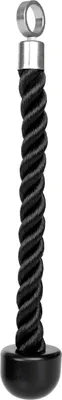 Produktbild von Trizepsseil einfach, schwarz, 38 cm