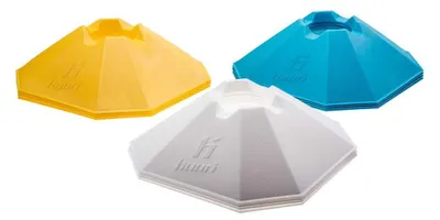 Image de Huari - Marqueurs d'entraînement "Conise", lot de 12 (taille unique) (bleu pour l'eau)