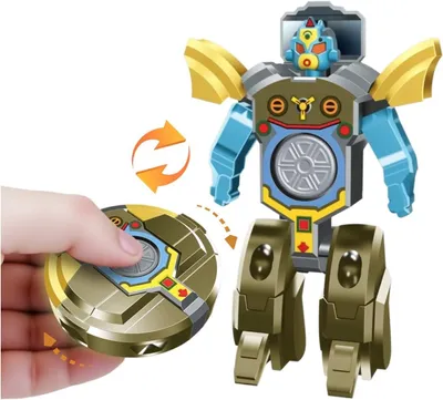 Obrázek produktu pro Robot-hračka 2 v 1, která se transformuje – fidget spinner – pomáhá snižovat stres – ideální na cesty