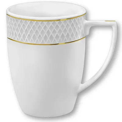 Zdjęcie produktu dla Filiżanka Wilmax 450 ml, biała, porcelanowa WL-880102432/A