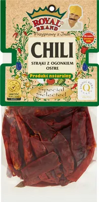 Produktbild von Getrocknete ganze Chilischoten mit Stiel, scharf 30 g