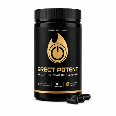 Produktbild von Erect Potent – Unterstützung der männlichen Vitalität & Leistungsfähigkeit – 30 Kapseln