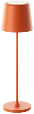 Obrázek produktu pro BRILLIANT Přenosná venkovní LED stolní lampa Kaami | výška: 37 cm | 2W 310 lm 3000K | stmívatelná dotykovým stmívačem | dobíjení přes USB | oranžová