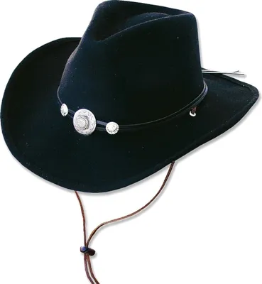 Produktbild von Westernhut Cowboy Biker Wollhut »IDAHO« Schwarz