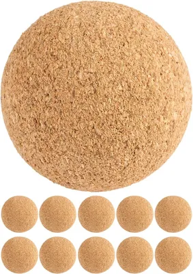 Produktbild von 10 Kickerbälle aus Kork mit ⌀ 35 mm für Tischfußball