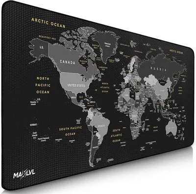 Produktbild von XXL Gaming Mauspad groß - 900 x 400 mm - fransfreie Ränder - rutschfest - XXL Mauspad - Schreibtischunterlage - spezieller Oberflächen verbessert die Geschwindigkeit - schwarz