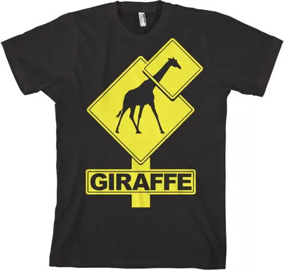 Immagine prodotto di Maglietta Giraffe Sign - X-Large - Nero