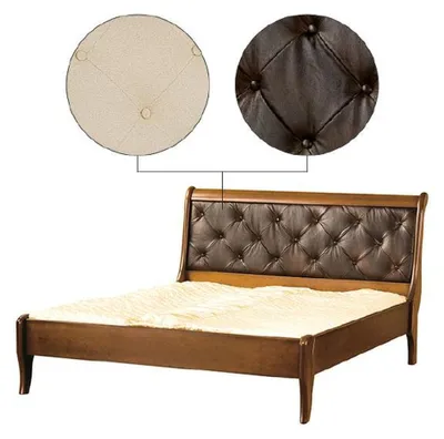 Produktbild von Klassisches Bett Betten Ehebett Doppelbett Holzbett Landhaus Model N-Bett T