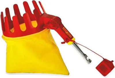 Image de WOLF-Garten 71A-CA008650 Cueilleur de fruits MS RG-M avec articulation, multistar, argent/rouge