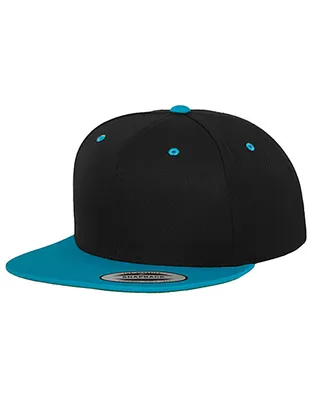 Produktbild von FLEXFIT 6089MT | Classic Snapback 2-Tone Cap - Farbe: Black/Teal - Größe: One Size