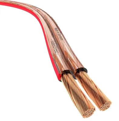 Produktbild von KabelDirekt – Lautsprecherkabel –  Germany – aus reinem Kupfer – 50m (2x1,5 mm² HiFi Audio Boxenkabel für Lautsprecher & Surround Systeme, reines Kupfer, mit Polaritätskennzeichnung)