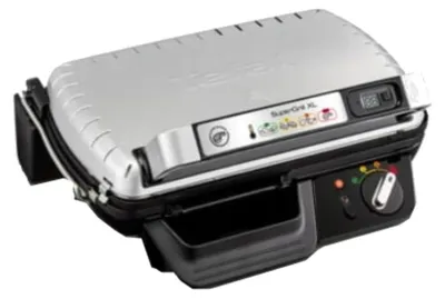 Obrázek produktu pro Tefal SuperGrill 3-in-1 XL GC520DE0, Černá, Nerezová ocel, Termoplastik, Obdélníkový, Otočné, Grid, 800 cm²