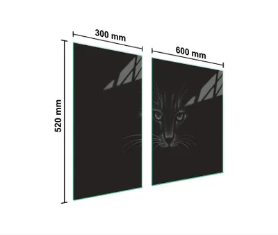 Produktbild von Glasschutzplatte Für Herd 90X52 Cat